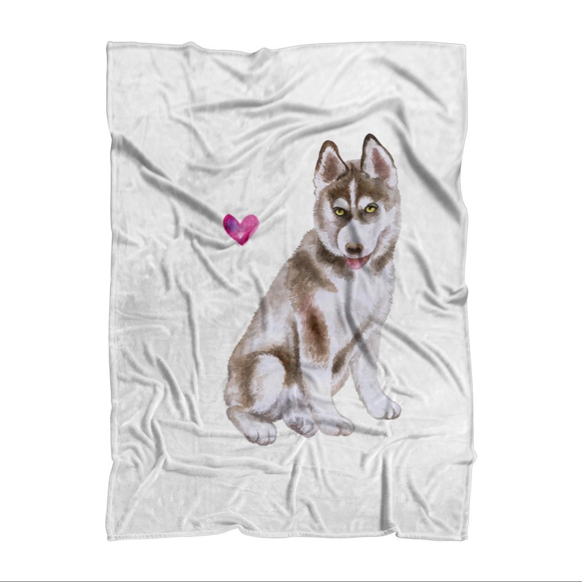 Siberian Husky Premium Adult Blanket Etsy