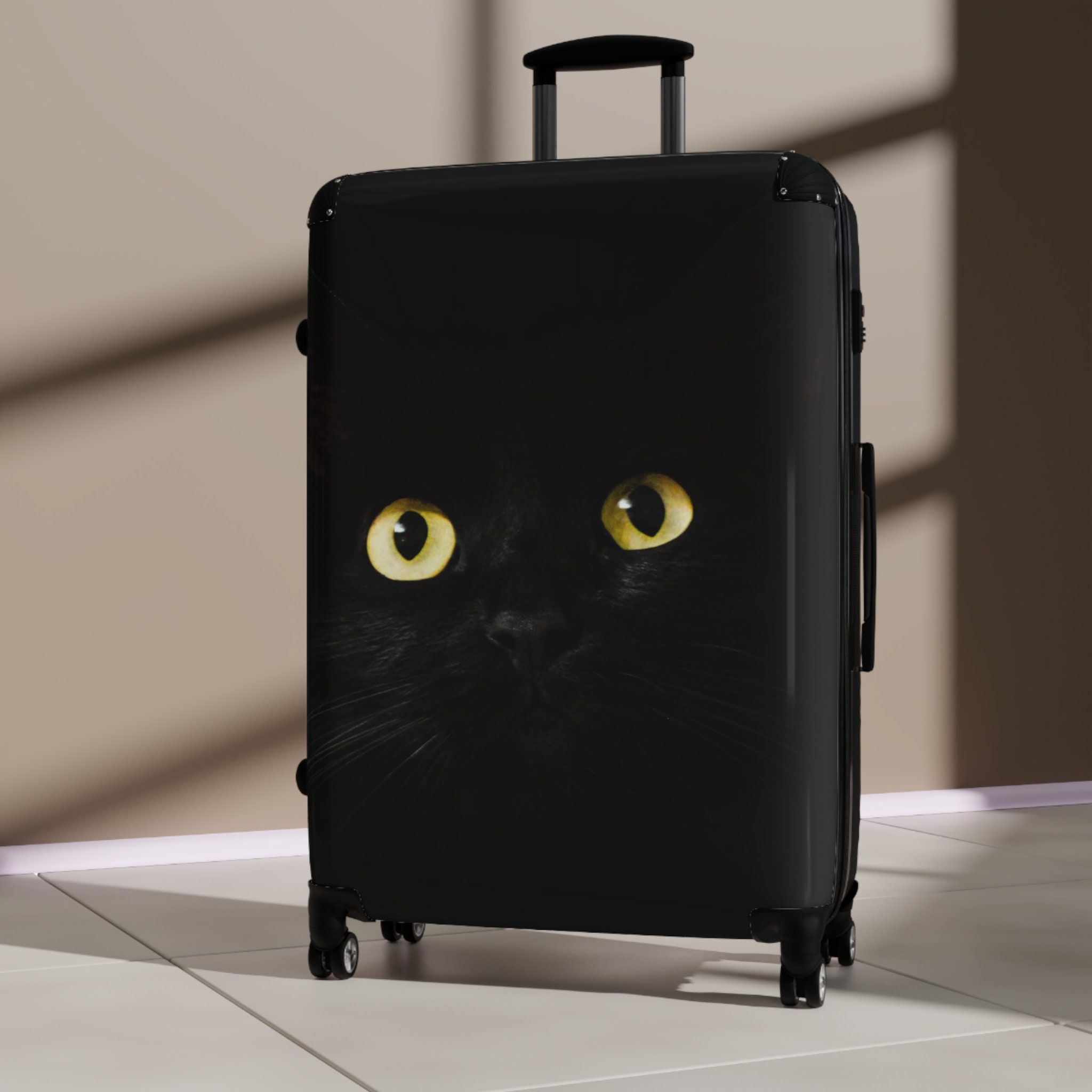 Black Cat Carryon, Medium or Large Hardcase Luggage