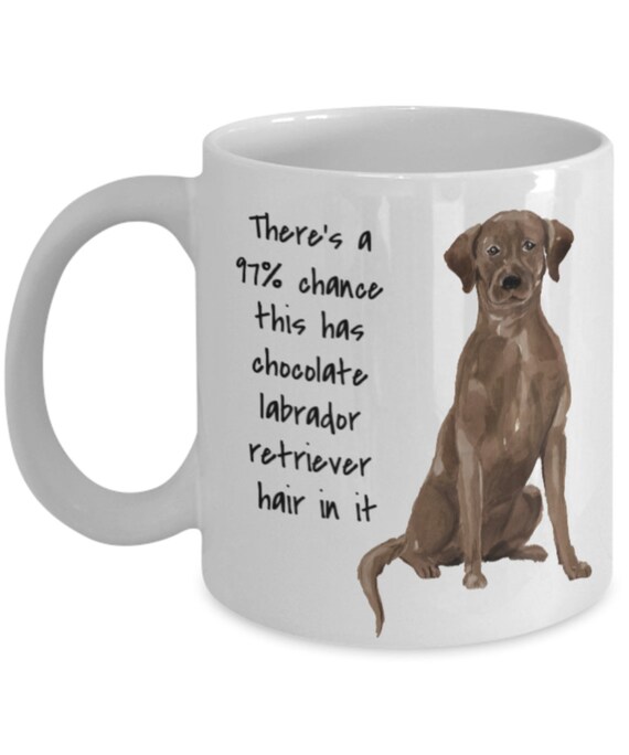 chocolate labrador mug