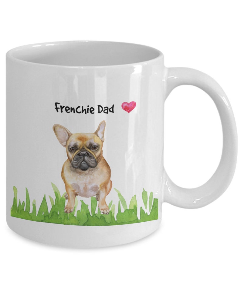 French Bulldog Dog Mug ~ Personalised Custom Gift ~ Vintage Style