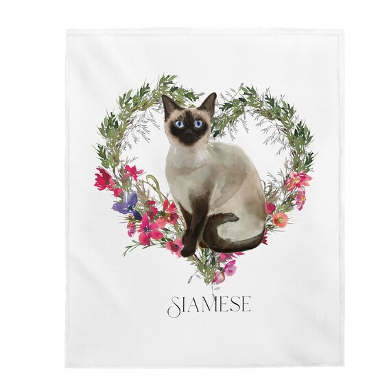 siamese cat blanket