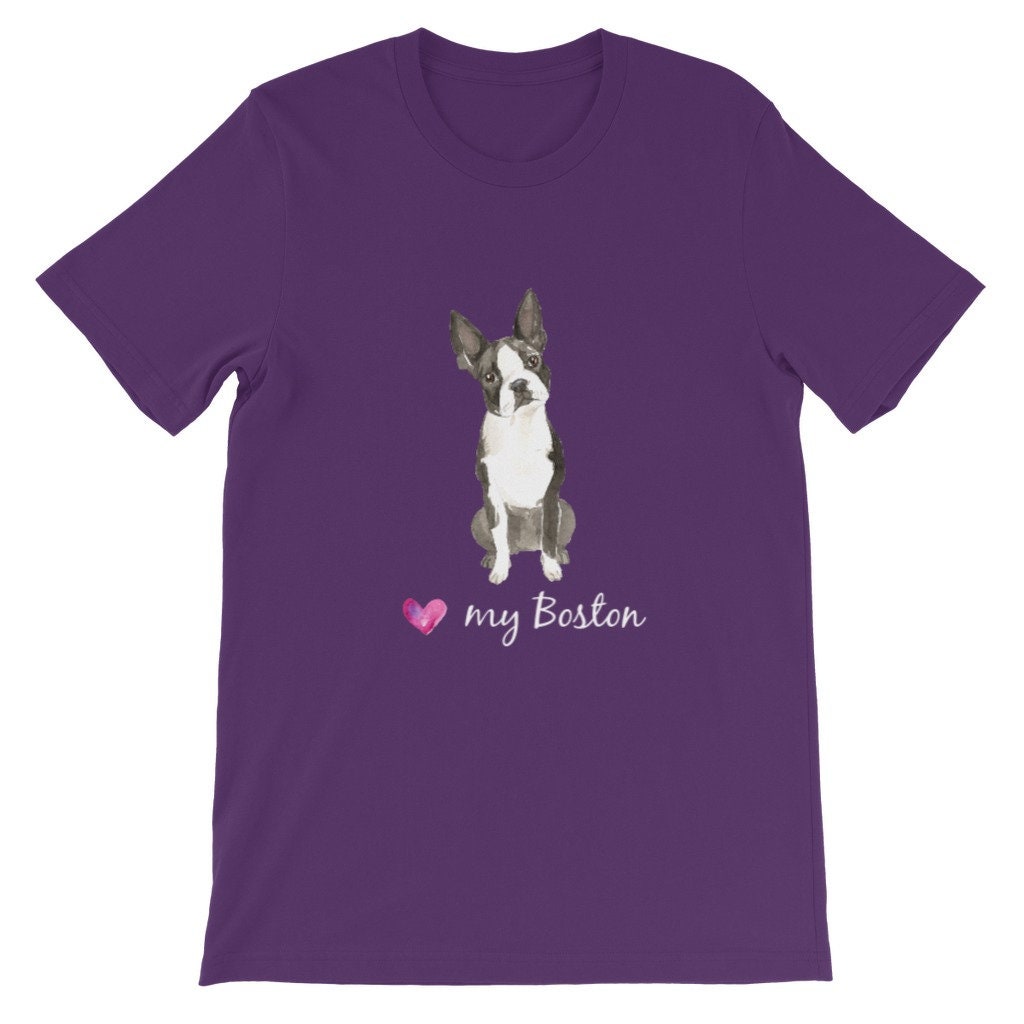 Love My Boston Terrier Classic Kids T-Shirt | Etsy