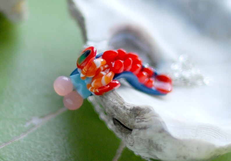 Mantis Shrimp Necklace Stomatopoda marine biology jewelry Etsy
