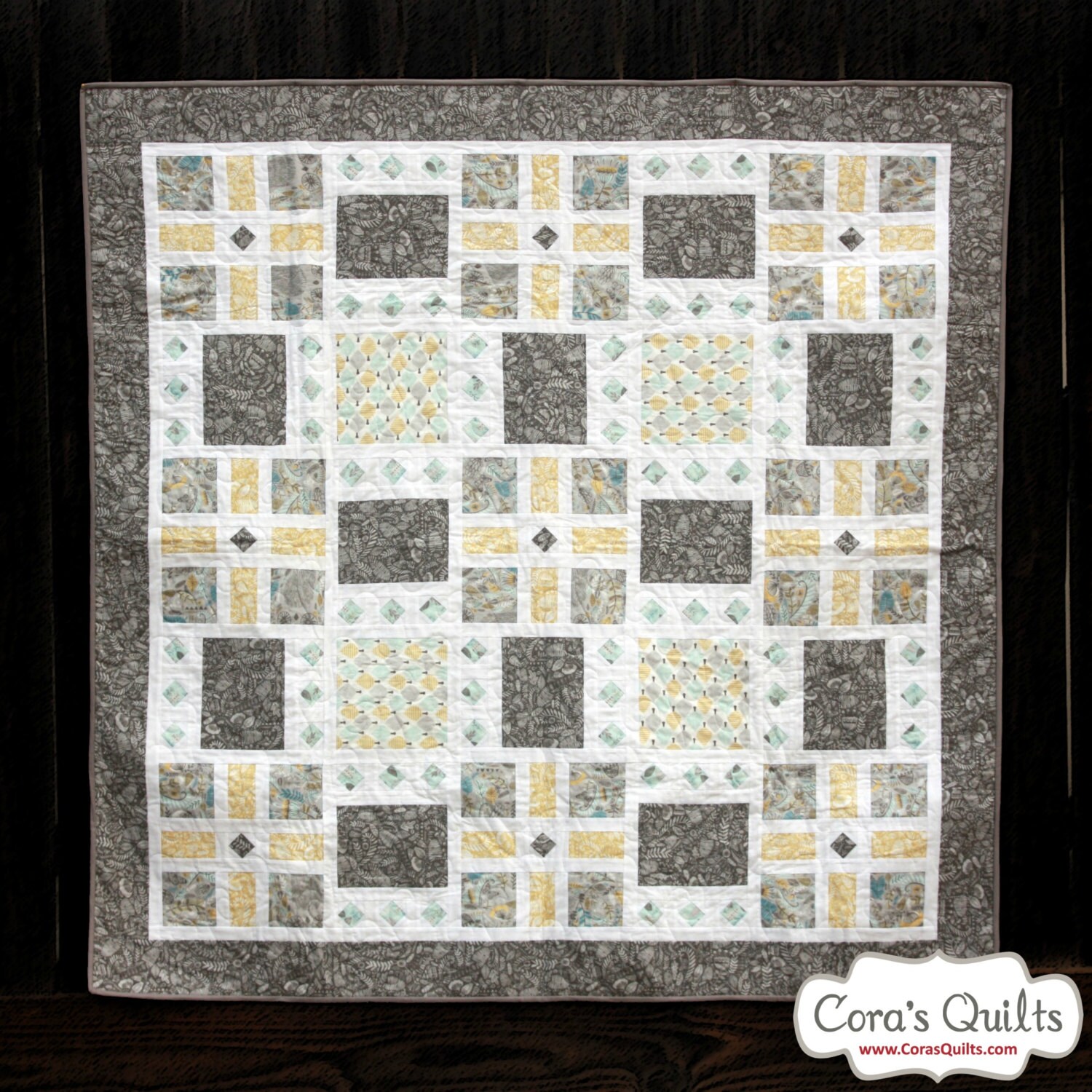 Pitter Patter DIGITAL pdf Quilt Pattern by Cora's Quilts Etsy