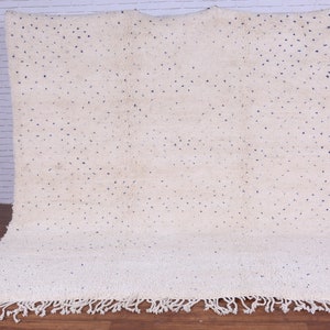 Berber rug dots - Beni Ourain rug - Blue dots rug - Moroccan dots rug - Handmade rug - Moroccan area rug - Custom size rug - Wool Rug