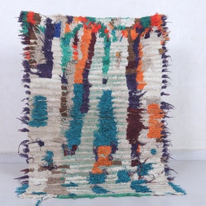 Tapis vintage marocain 2,5 x 4 pieds - tapis fait main - tapis berbère marocain - tapis en laine - tapis vintage - tapis maroc - tapis boho