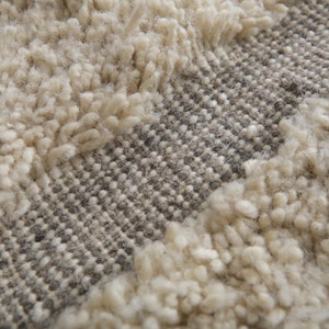Handmade Berber rug 8.1 x 10.9 Feet Contemporary rug Beige rug Berber rug Moroccan rug Morocco rug Handmade rug Wool rug image 9
