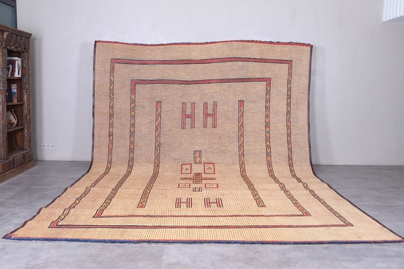 hoeveelheid verkoop stap Universiteit Grote Toeareg-mat 106 x 15 voet Handgemaakt Afrikaans tapijt - Etsy België