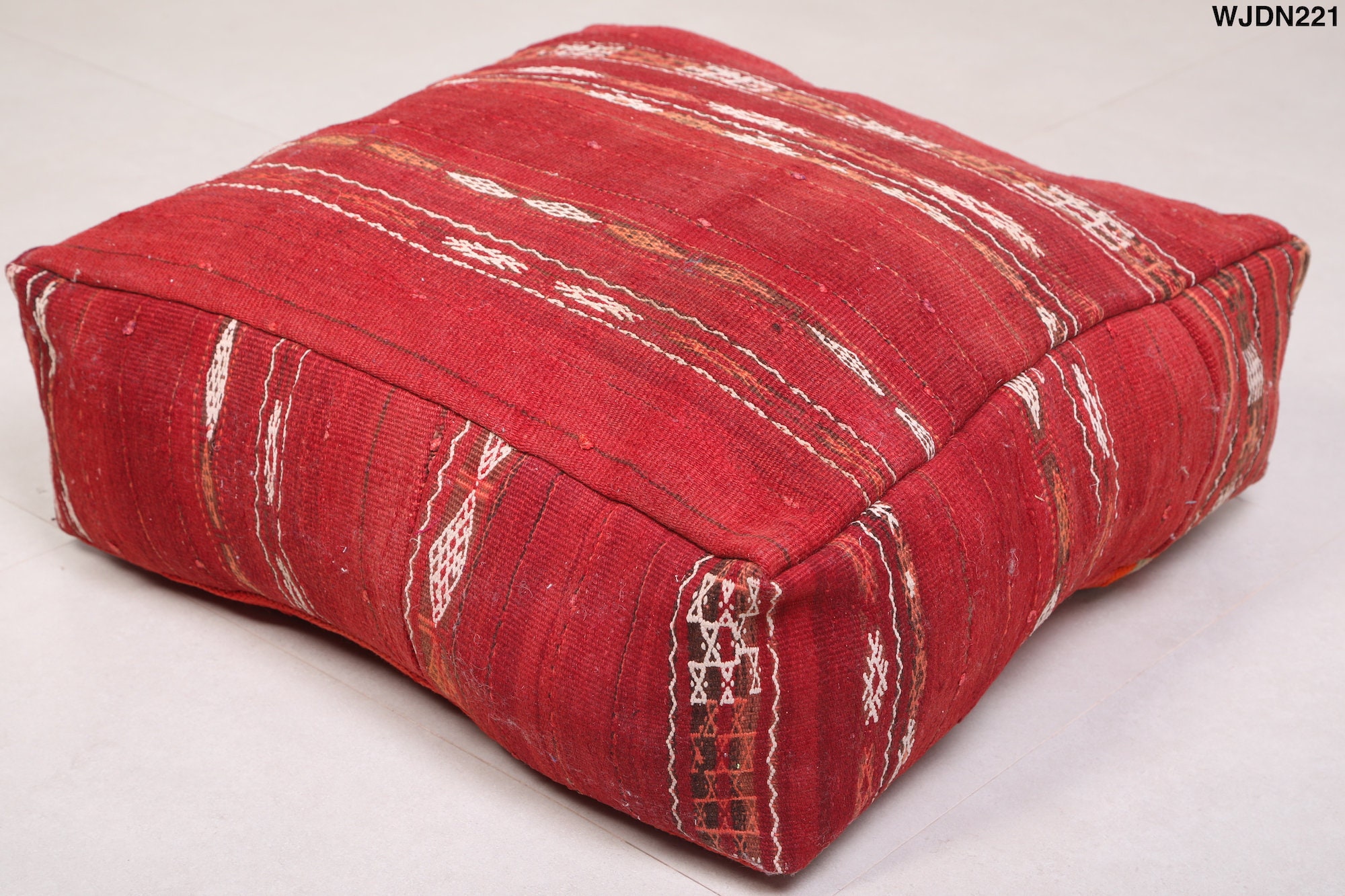 Moroccan Cushion Ottoman Moroccan Square Pouf 24 Etsy