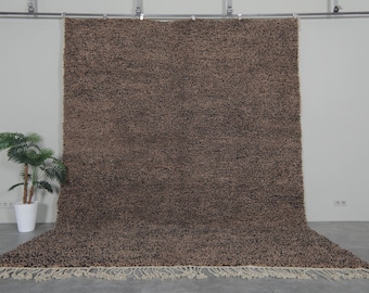 Moroccan plain rug - Solid berber rug - Plain rug - Wool berber rug - Beni ourain rug - Custom rug - Handmade rug - Moroccan area rug