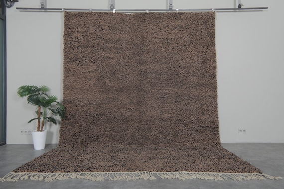 Moroccan plain rug - Solid berber rug - Plain rug - Wool berber rug - Beni ourain rug - Custom rug - Handmade rug - Moroccan area rug