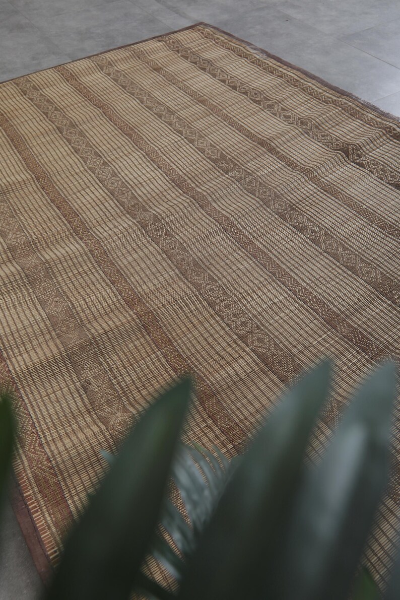 Vintage Tuareg Mat 5.9 X 8.6 Feet Handmade Mat - Vintage Tuareg Rug ...