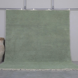 Moroccan green rug - Handmade berber rug - Custom area rug  - Moroccan rug - Pistachio rug - Morocco rug - Handmade berber rug - Wool rug