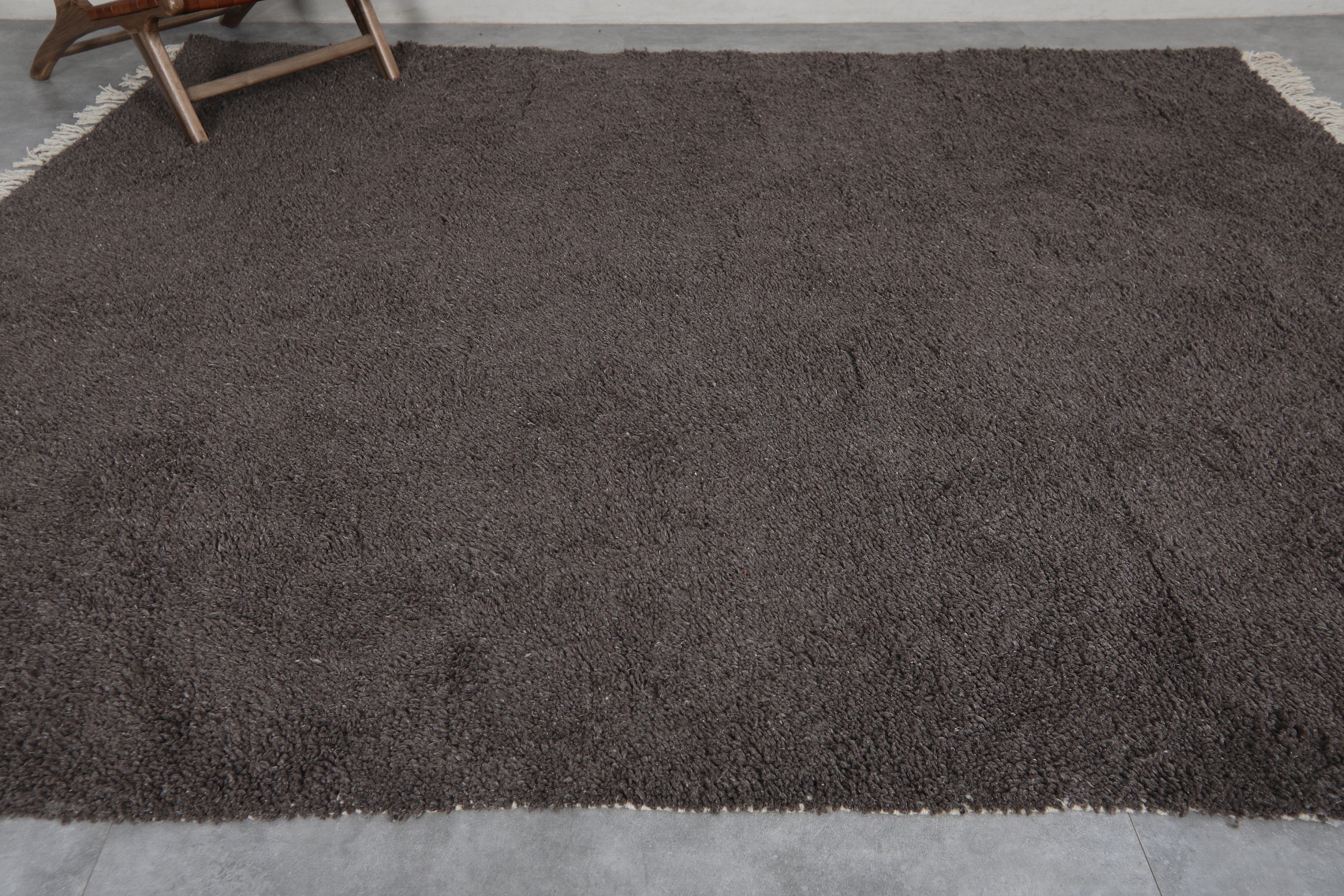 Moroccan Rug Dark Gray - Handmade Rug - Moroccan Berber Rug - Beni ...
