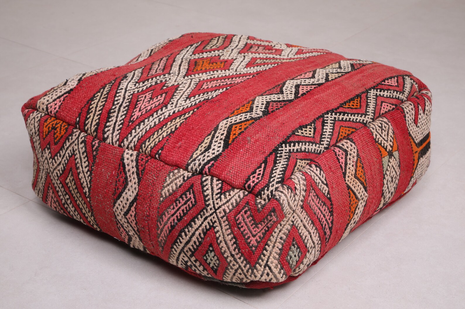 Puf vintage hecho a mano Almohada hecha a mano 2 Cojín de | Etsy