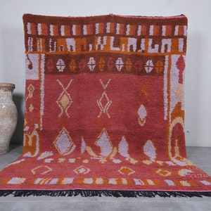 Amazing Moroccan rug - Handmade Custom rug - Boujaad rug - Moroccan berber rug - Moroccan area rug - Morocco rug - Berber rug - wool rug