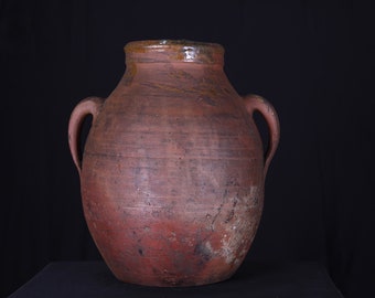 Vintage moroccan pottery 9.4 inches w x 11.8 inches h