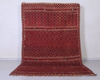 Fabelhafter Marokkanischer Teppich 200 x 300 cm vintage marokkanischer Teppich - Handgeknüpfter Teppich - Vintage Teppich - Strohteppich