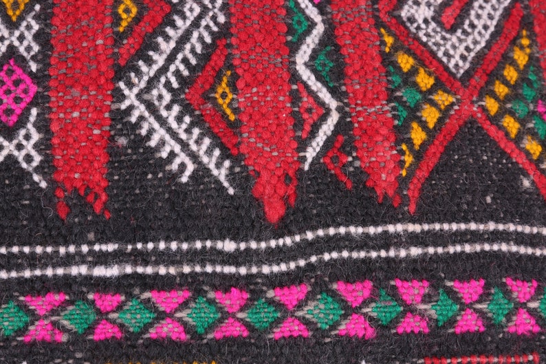 13.7 inches X 20.4 inches Filled Moroccan pillow