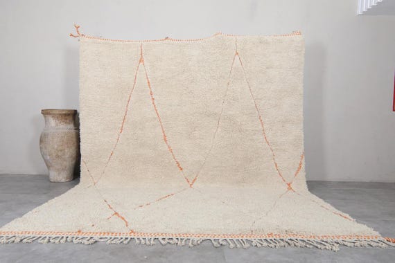 Authentic moroccan rug - Beni ourain rug - Custom handmade rug - Genuine lamb wool - Moroccan berber rug - Morocco rug - Beni ourain rug