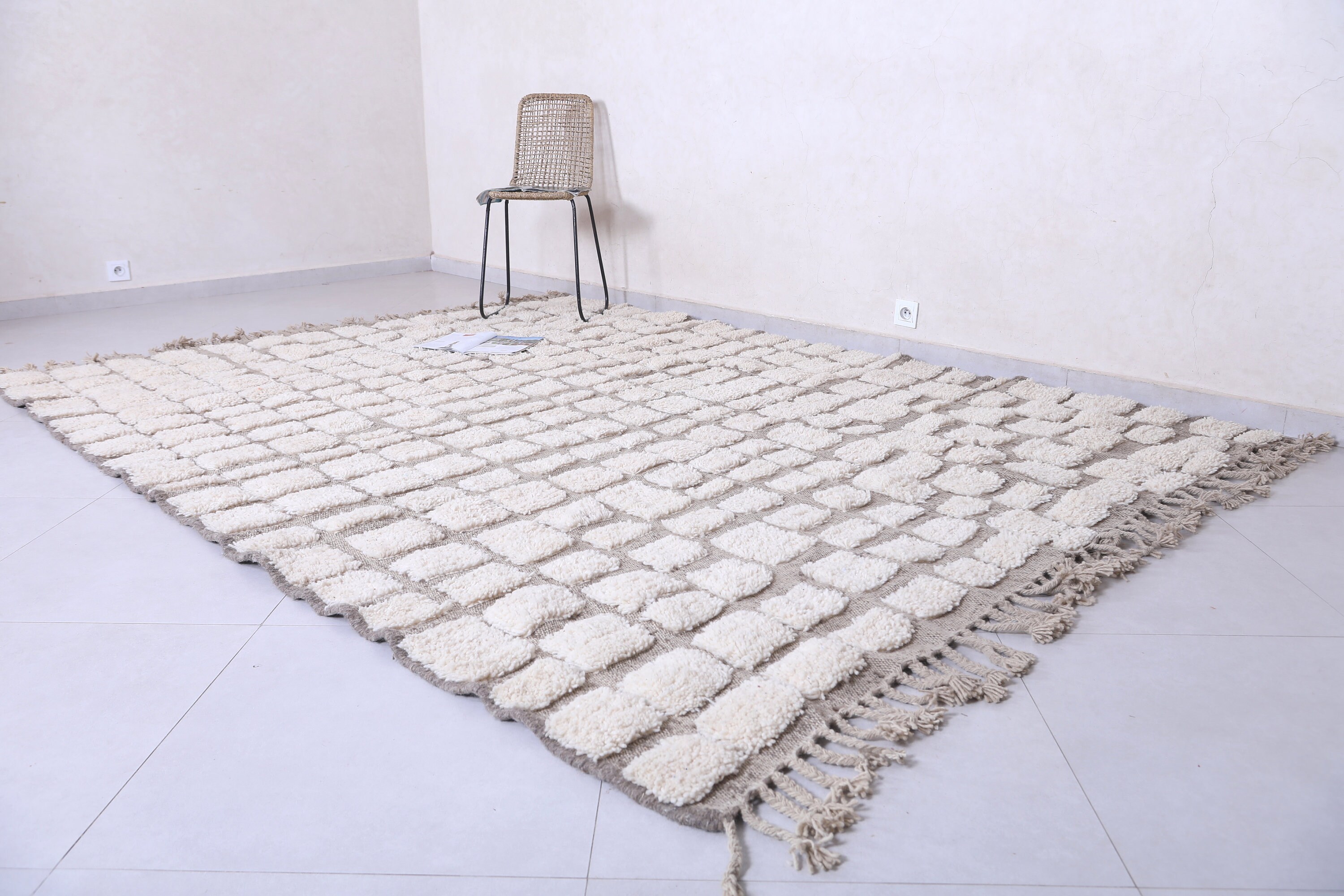 Authentic Beni Ourain Rug - Moroccan Rug - Custom Rug - Handmade Rug ...
