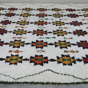 Amazing berber rug Moroccan rug Traditional Handmade tribal rug Morocco rug Living room rug custom size rug Wool area rug image 3
