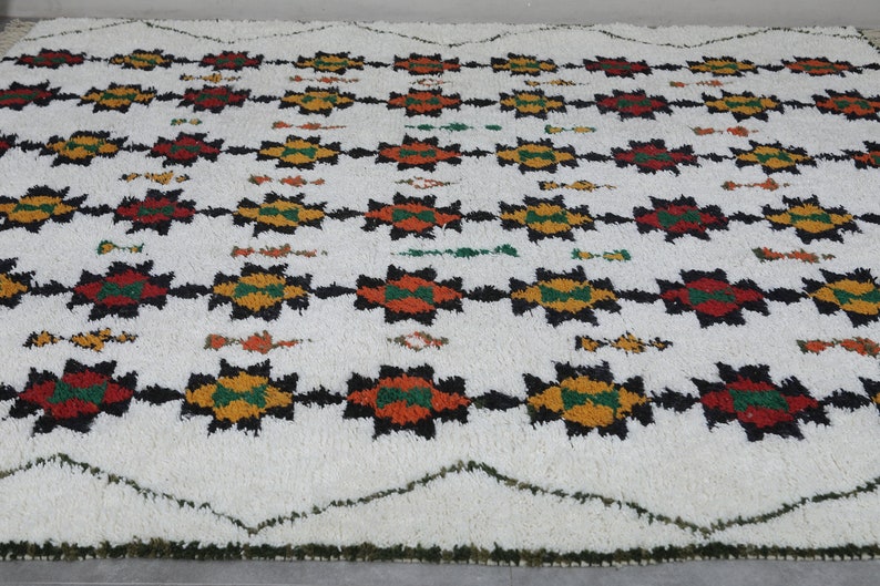 Amazing berber rug Moroccan rug Traditional Handmade tribal rug Morocco rug Living room rug custom size rug Wool area rug image 3