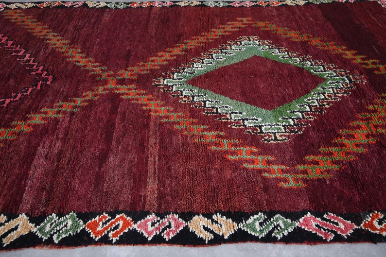 Wholesale Moroccan rugs for sale Vintage Berber rug Morocco rug Handmade rug Boujaad rug Tribal rug Vintage rugs Wool rugs image 6