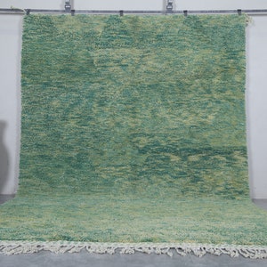Moroccan rug Green - Handmade rug - Moroccan berber rug - Solid rug - Morocco rug - Moroccan area rug - Custom Green rug - Wool rug