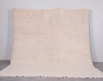 Moroccan rug Solid - Moroccan area rug - Custom Wool rug - Moroccan rug Plain - Berber rug - Handmade rug - Beni ourain rug - looped rug