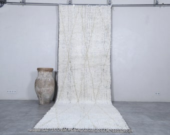 Handmade berber rug 5 x 14.8 Feet Hand knotted rug - Morocco rug - Moroccan area rug - Hallway runner rug - Moroccan rug