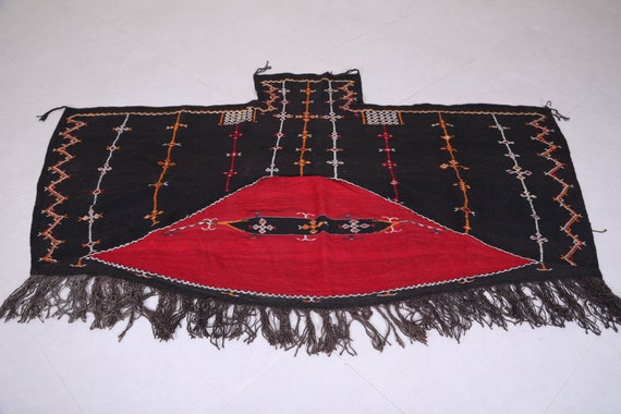 Antique costume - Moroccan cape - Tribal rug - Vi… - image 2