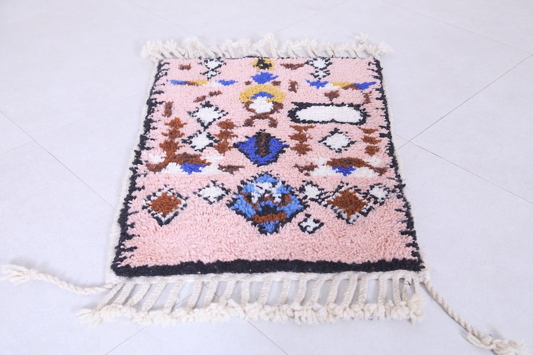 Small Arabic Rug Moroccan Rug 1.9 X 2.5 Feet Small Rug - Morocco Rug - Handmade Rug ...