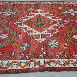 Wholesale Moroccan rugs for sale Vintage Berber rug Morocco rug Handmade rug Boujaad rug Tribal rug Vintage rugs Wool rugs image 4