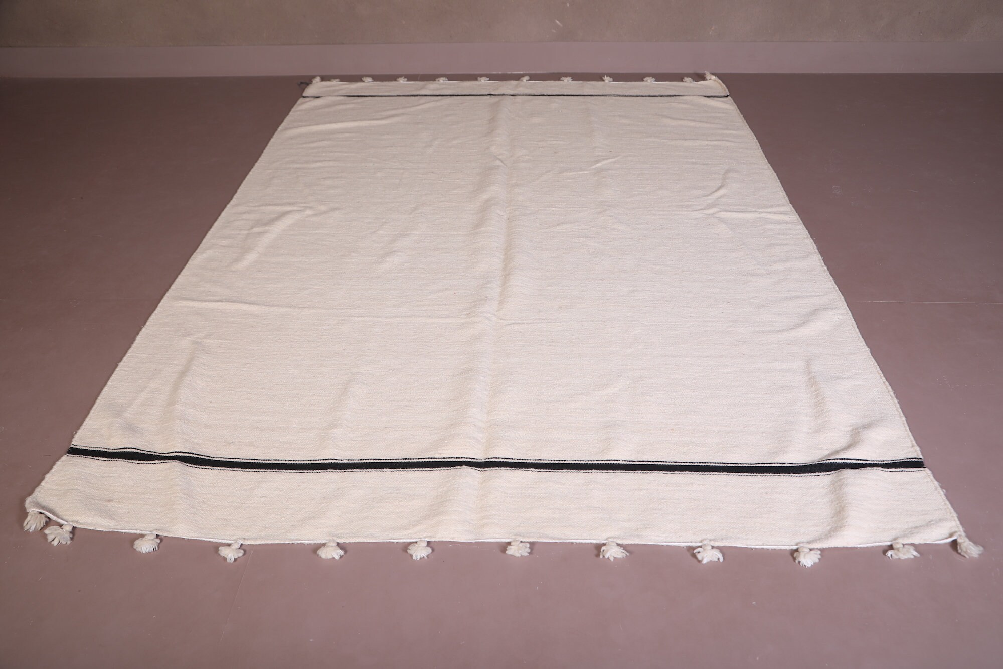 Vintage Moroccan blanket 6.1 FT X 8.8 FT Handwoven rug Etsy