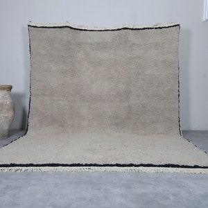 Beni ourain rug - Moroccan Berber rug - Handmade rug - Stone color rug - Custom rug - Handmade rug - Morocco rug - Moroccan rug - wool rug