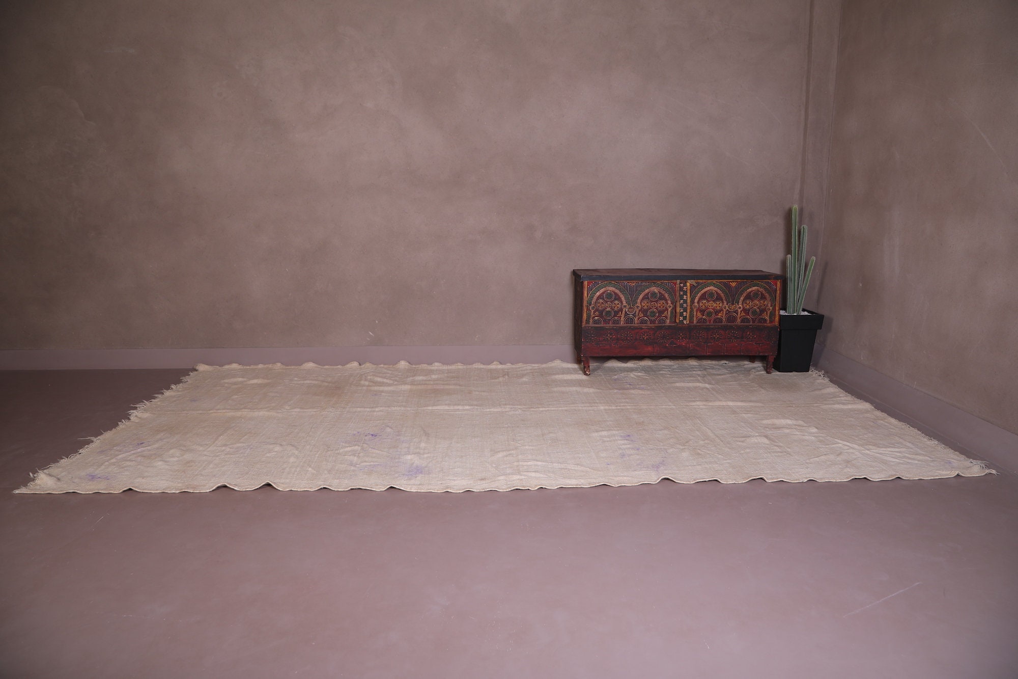 Vintage Moroccan Blanket 6.7 FT X 12.9 FT Moroccan Blanket Etsy