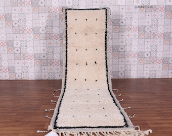Custom runner rug - Hallway rug - Entryway rug - Long runner rug - Moroccan dot rug - Berber runner rug - Hallway rug - Berber rug