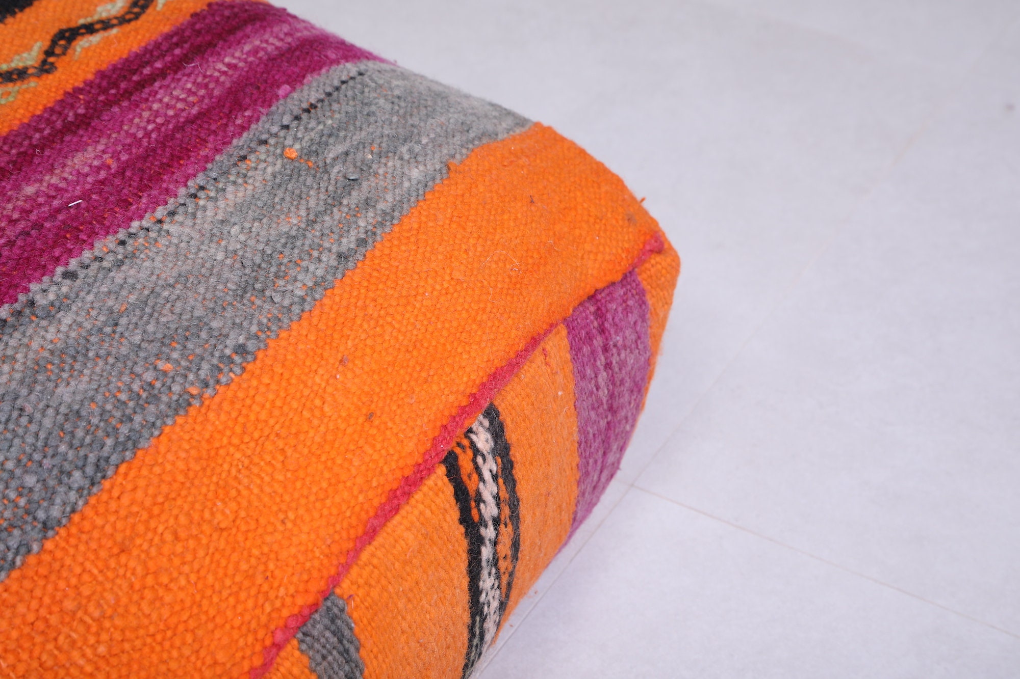 Authentic Pillows living room pillow Handmade pouf Etsy