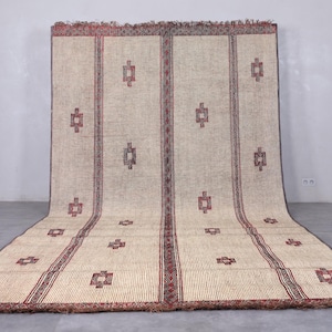 Tuareg mat 7.6 x 15.1 feet mauritanian mat - tuareg rug - moroccan rug - tuareg rug - african rug - nomad mat - vintage mat - sahara rug