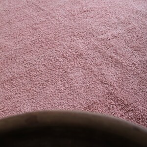 Moroccan rug millennial pink - Solid rug - Moroccan plain rug - Handmade rug - Beni ourain rug - Moroccan area rug - Morocco rug image 7