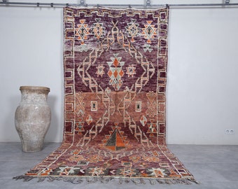 Handmade Moroccan rug 5.6 x 12.3 Feet Vintage berber rug - Moroccan rug - Moroccan area rug - Boujaad rug - Moroccan rug - Floor rug