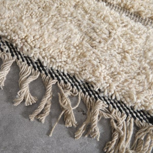 Handmade Berber rug 8.1 x 10.9 Feet Contemporary rug Beige rug Berber rug Moroccan rug Morocco rug Handmade rug Wool rug image 7