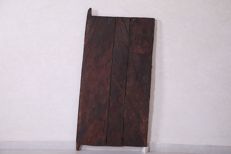 Vintage African Wood Door, Wall Art Dogon African Wood Granary House