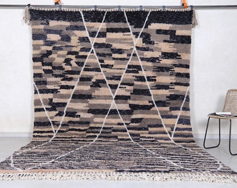 Authentic beni ourain rug - Moroccan rug - Handmade rug - Beni ourain rug - Custom rug - Handmade rug - Moroccan rug - Moroccan berber rug