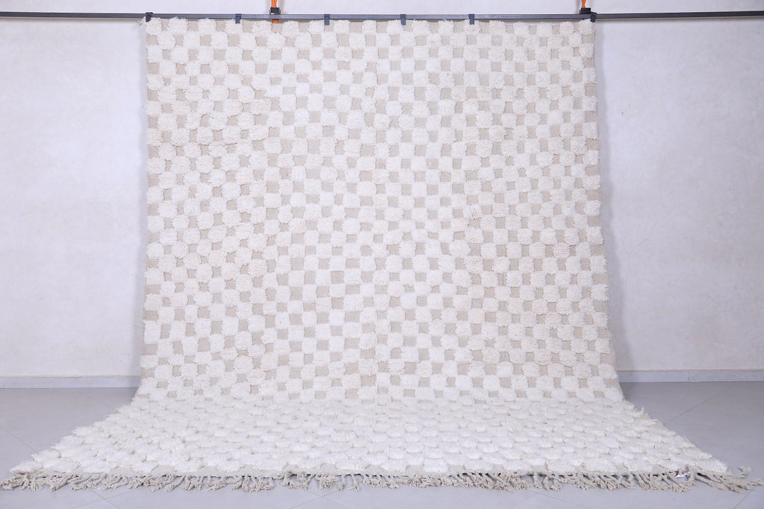 Moroccan Checkered Rug - Moroccan Rug Checkered - Handmade Rug ...