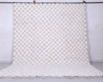 Moroccan checkered rug - Moroccan rug checkered - Handmade rug - Moroccan rug - Checkerboard rug - Beni ourain rug - Berber rug - Wool rug