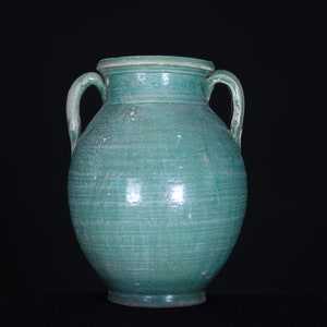 Vintage moroccan pottery 11 inches h vintage ceramic - vintage pottery - moroccan pottery - berber pottery - handmade pottery