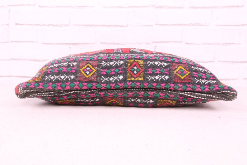 13.7 inches X 20.4 inches Filled Moroccan pillow