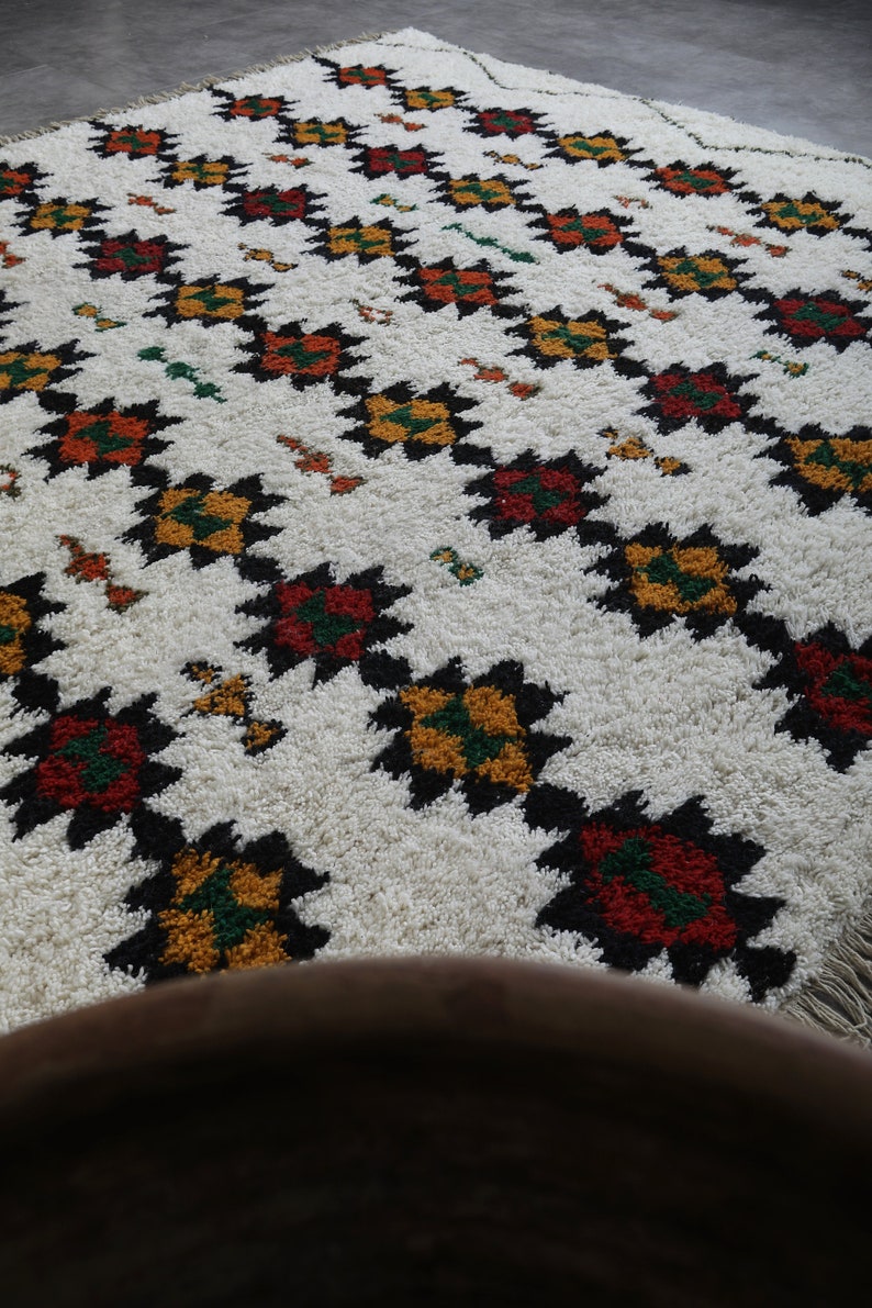 Amazing berber rug Moroccan rug Traditional Handmade tribal rug Morocco rug Living room rug custom size rug Wool area rug image 8